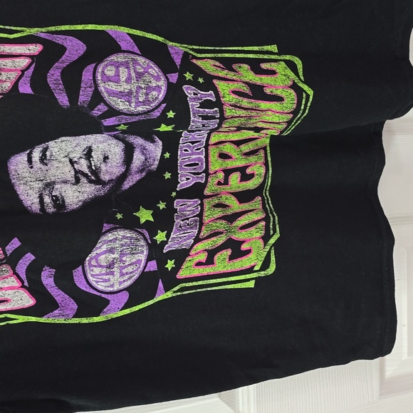 NWOT Jimi Hendrix Graphic New York Experience Short Sleeve Tshirt Black SZ Small - Picture 6 of 13